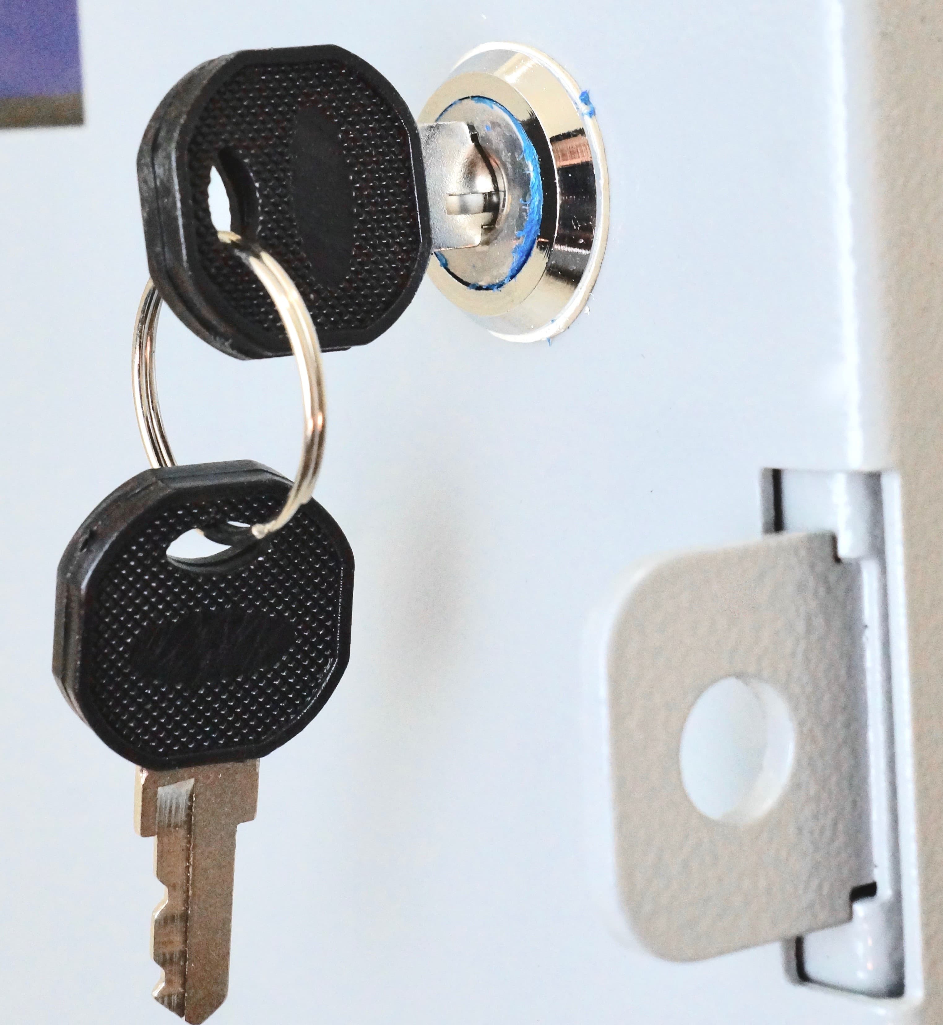 Pay Box Timer keys and lock