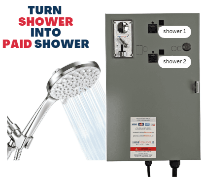 Pay Box Timer shower payment system